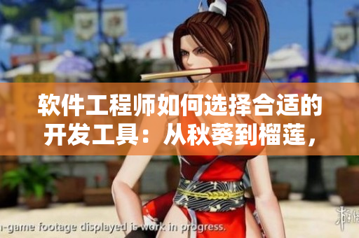 软件工程师如何选择合适的开发工具：从秋葵到榴莲，探索最佳软件开发利器