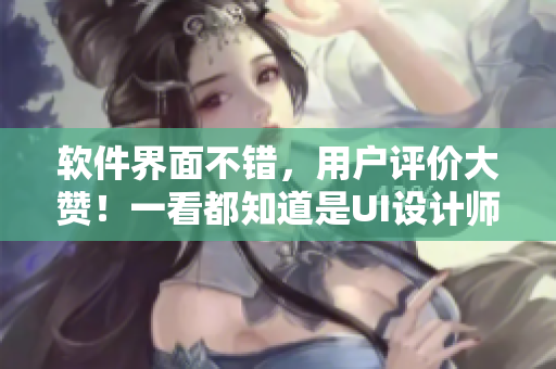 软件界面不错，用户评价大赞！一看都知道是UI设计师A的杰作