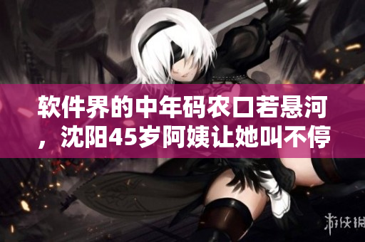 软件界的中年码农口若悬河，沈阳45岁阿姨让她叫不停！