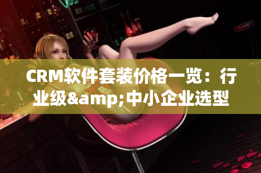 CRM软件套装价格一览：行业级&中小企业选型建议