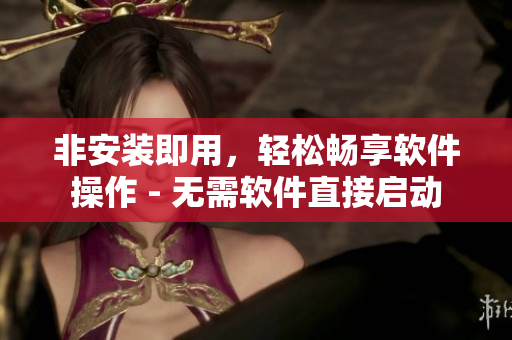 非安装即用，轻松畅享软件操作 - 无需软件直接启动