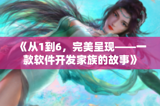 《从1到6，完美呈现——一款软件开发家族的故事》