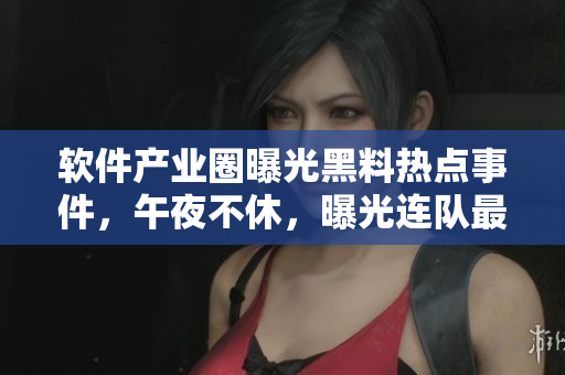 软件产业圈曝光黑料热点事件，午夜不休，曝光连队最新资讯！