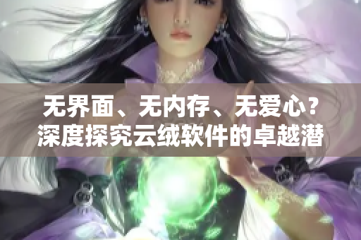 无界面、无内存、无爱心？深度探究云绒软件的卓越潜力