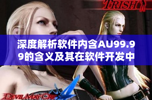 深度解析软件内含AU99.99的含义及其在软件开发中的应用