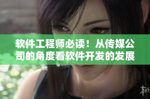 软件工程师必读！从传媒公司的角度看软件开发的发展趋势