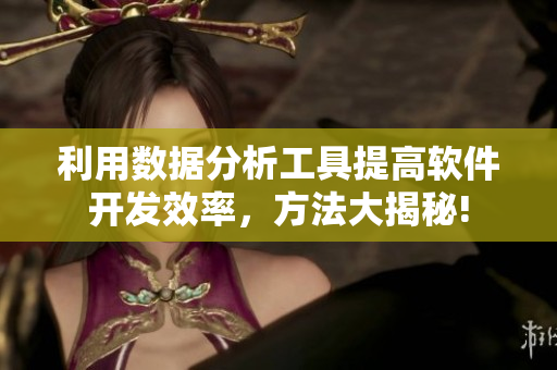 利用数据分析工具提高软件开发效率，方法大揭秘!