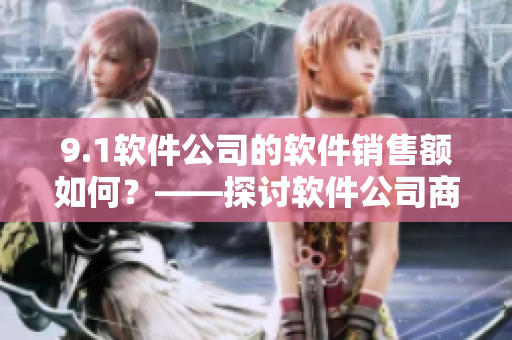 9.1软件公司的软件销售额如何？——探讨软件公司商业成功的关键特质