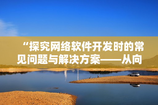 “探究网络软件开发时的常见问题与解决方案——从向日葵到小猪全方位讨论”