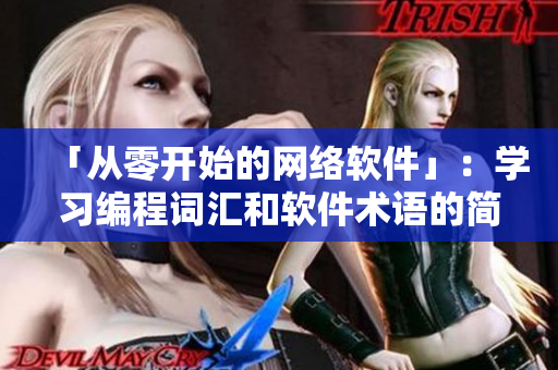 「从零开始的网络软件」：学习编程词汇和软件术语的简单指南