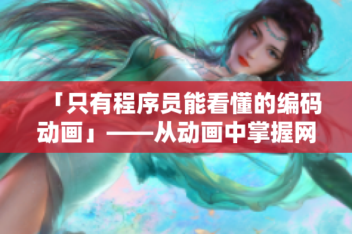 「只有程序员能看懂的编码动画」——从动画中掌握网络编程实战技能