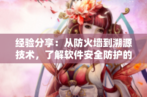经验分享：从防火墙到溯源技术，了解软件安全防护的多个层面