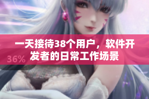 一天接待38个用户，软件开发者的日常工作场景