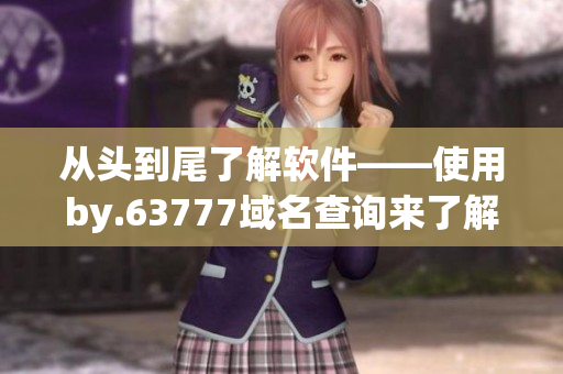 从头到尾了解软件——使用by.63777域名查询来了解软件的一切
