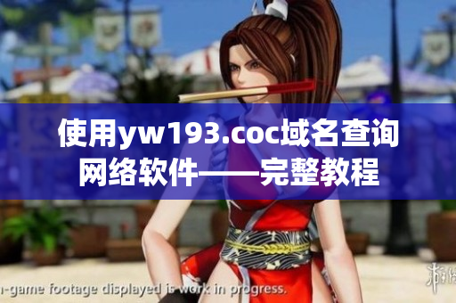 使用yw193.coc域名查询网络软件——完整教程