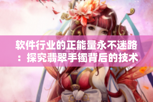 软件行业的正能量永不迷路：探究翡翠手镯背后的技术创新与应用案例