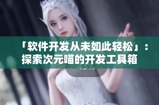 「软件开发从未如此轻松」：探索次元喵的开发工具箱