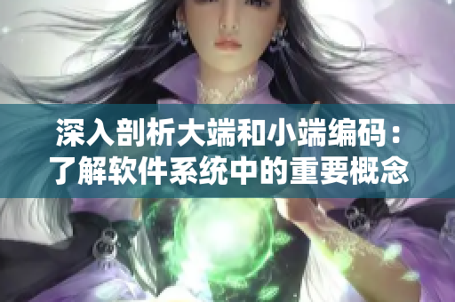 深入剖析大端和小端编码：了解软件系统中的重要概念