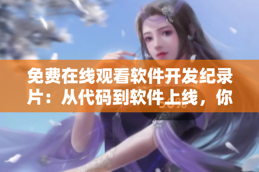 免费在线观看软件开发纪录片：从代码到软件上线，你需要了解的全过程。