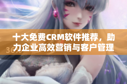 十大免费CRM软件推荐，助力企业高效营销与客户管理