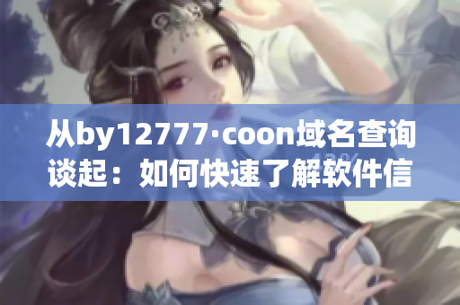 从by12777·coon域名查询谈起：如何快速了解软件信息
