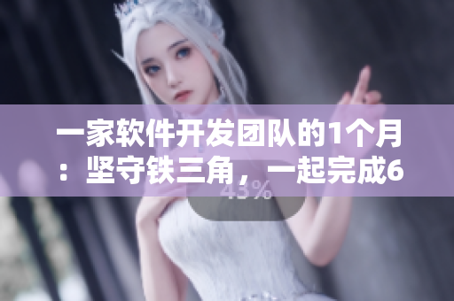 一家软件开发团队的1个月：坚守铁三角，一起完成6个项目