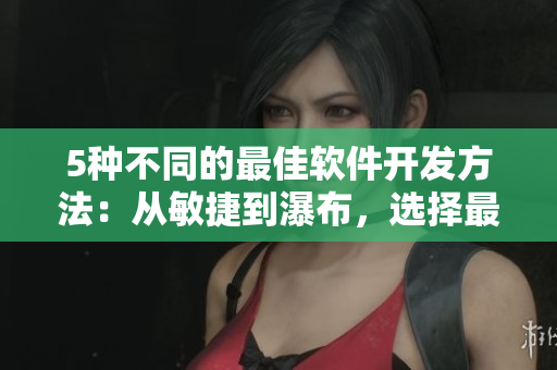 5种不同的最佳软件开发方法：从敏捷到瀑布，选择最佳开发流程
