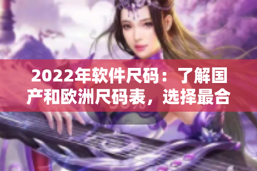 2022年软件尺码：了解国产和欧洲尺码表，选择最合适的软件。