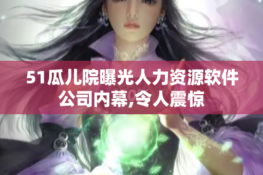 51瓜儿院曝光人力资源软件公司内幕,令人震惊