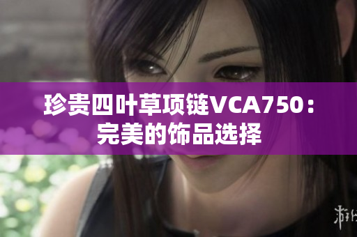 珍贵四叶草项链VCA750：完美的饰品选择