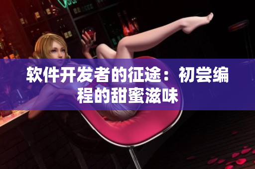 软件开发者的征途：初尝编程的甜蜜滋味
