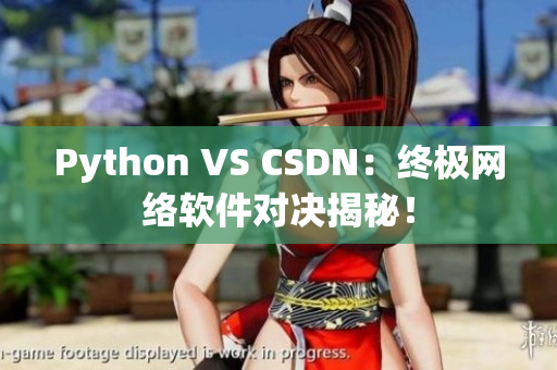 Python VS CSDN：终极网络软件对决揭秘！