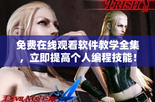 免费在线观看软件教学全集，立即提高个人编程技能！