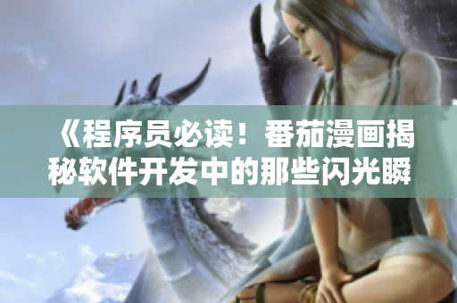 《程序员必读！番茄漫画揭秘软件开发中的那些闪光瞬间》