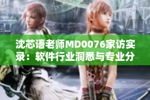 沈芯语老师MD0076家访实录：软件行业洞悉与专业分享