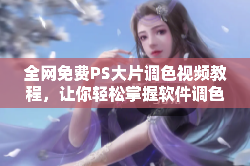 全网免费PS大片调色视频教程，让你轻松掌握软件调色技巧！