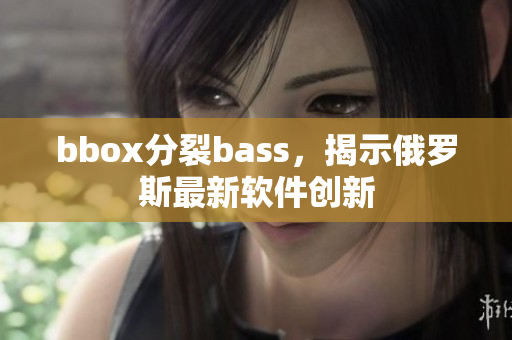 bbox分裂bass，揭示俄罗斯最新软件创新