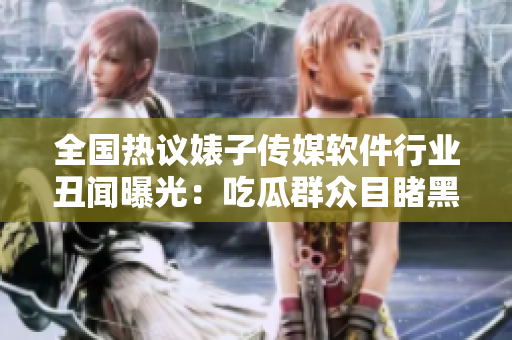 全国热议婊子传媒软件行业丑闻曝光：吃瓜群众目睹黑料揭露