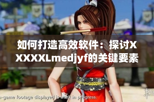 如何打造高效软件：探讨XXXXXLmedjyf的关键要素