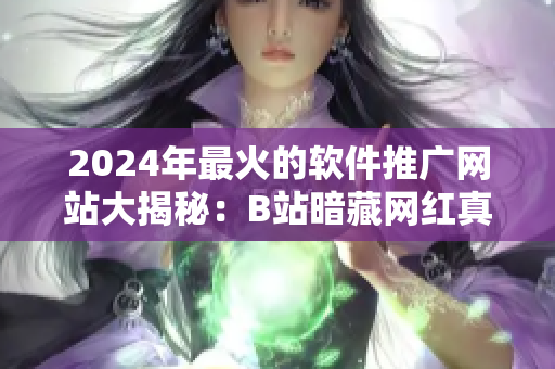 2024年最火的软件推广网站大揭秘：B站暗藏网红真香项目