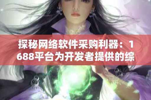 探秘网络软件采购利器：1688平台为开发者提供的综合解决方案
