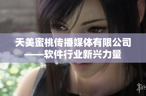 天美蜜桃传播媒体有限公司——软件行业新兴力量