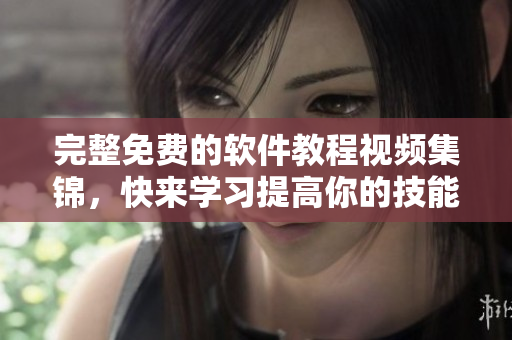 完整免费的软件教程视频集锦，快来学习提高你的技能！