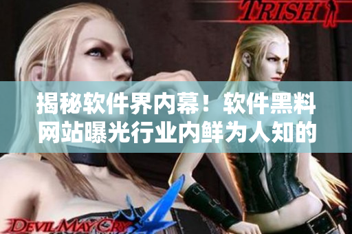 揭秘软件界内幕！软件黑料网站曝光行业内鲜为人知的秘密