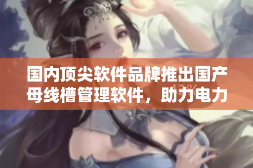 国内顶尖软件品牌推出国产母线槽管理软件，助力电力工程项目管理