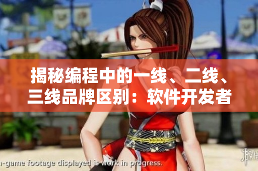 揭秘编程中的一线、二线、三线品牌区别：软件开发者应该如何选择？