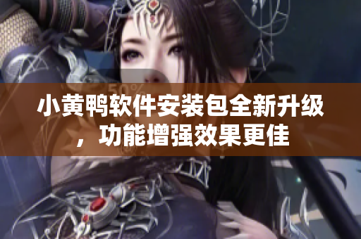 小黄鸭软件安装包全新升级，功能增强效果更佳