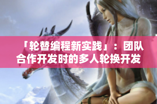 「轮替编程新实践」：团队合作开发时的多人轮换开发应用技巧