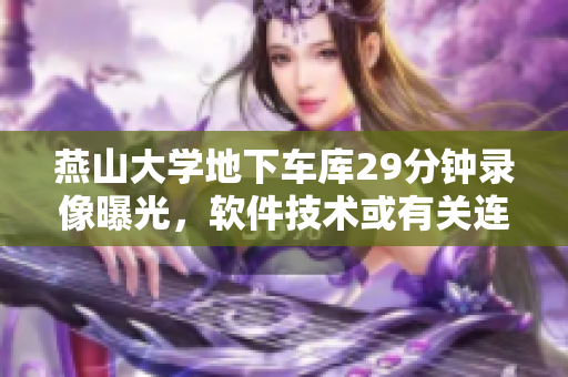 燕山大学地下车库29分钟录像曝光，软件技术或有关连？