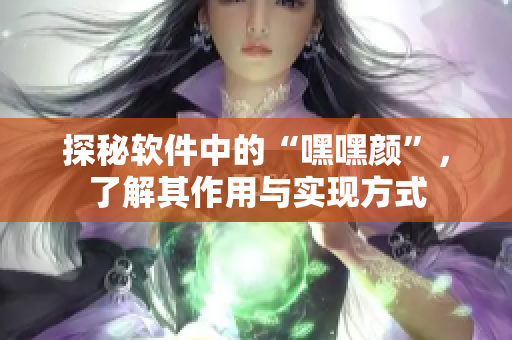探秘软件中的“嘿嘿颜”，了解其作用与实现方式